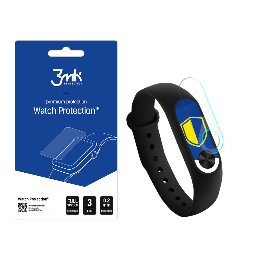Xiaomi Mi Band 2 – 3mk Watch Protection ARC älykellon näytönsuoja