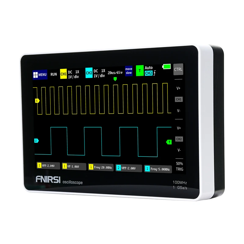 FNIRSI 1013D 7" kannettava tablettioskilloskooppi
