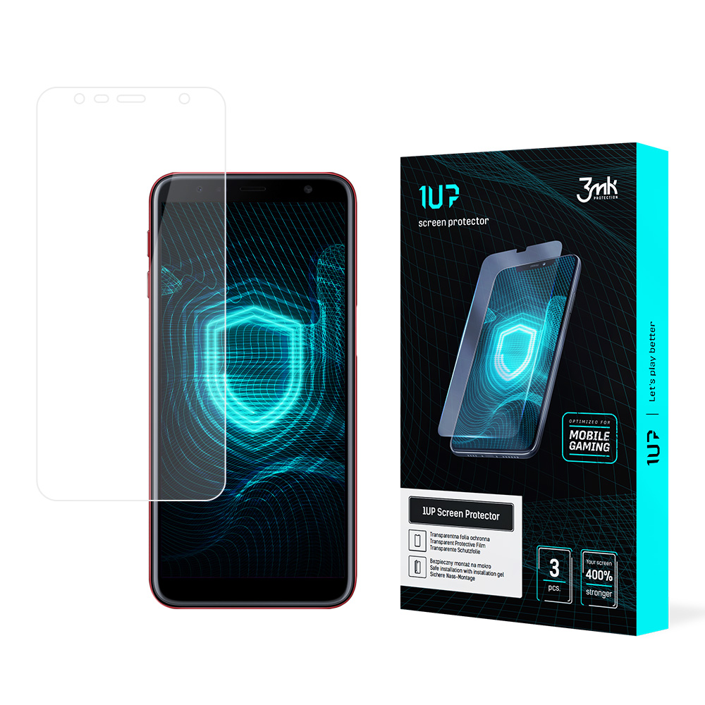 Samsung Galaxy J6 Plus – 3mk 1UP puhelimen näytönsuoja