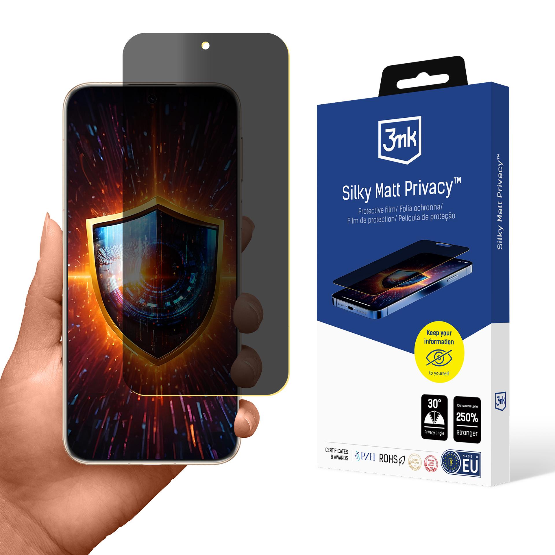 Huawei Pura 80 Pro / 80 Ultra – 3mk Silky Matt Privacy tietosuojakalvo