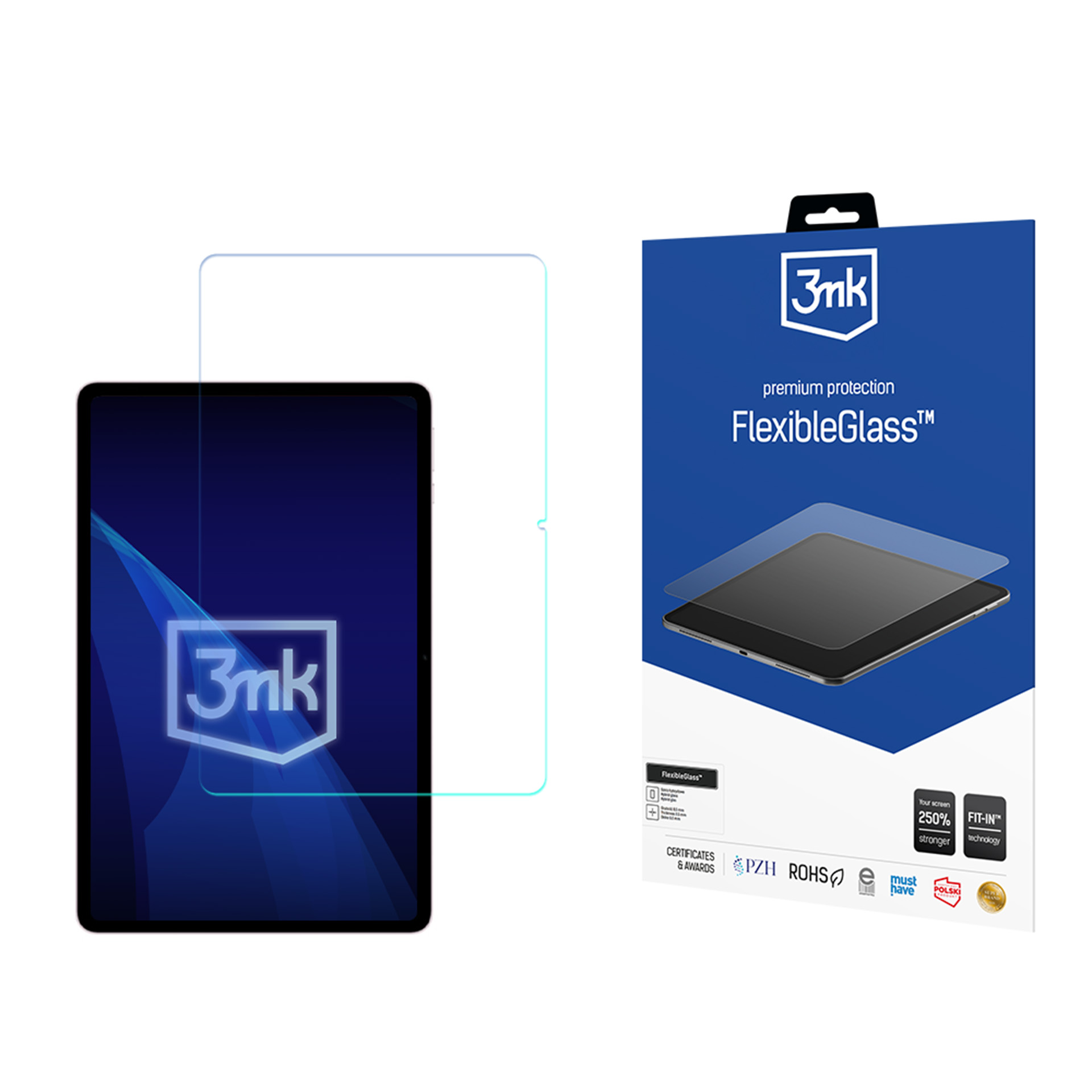 Honor Pad 20 12,1" – 3mk FlexibleGlass (enintään 13") tabletin näytönsuoja