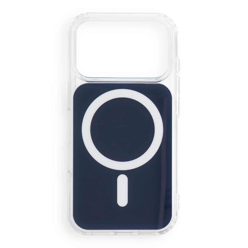 Suojakuori laitteelle iPhone 18 Pro / 17 Pro: Clear Fusion Mag Cover, MagSafe-yhteensopiva, väri: laivastonsininen