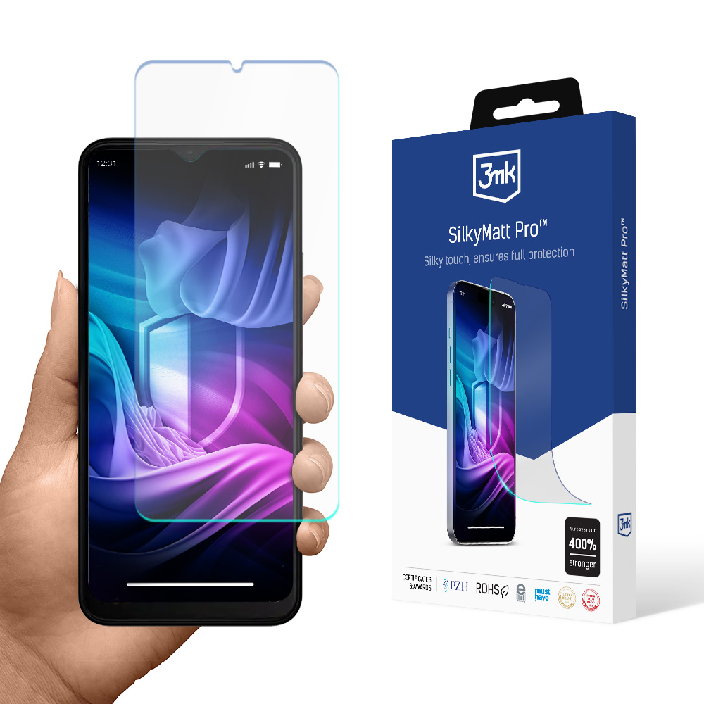 Nokia C32 – 3mk Silky Matt Pro puhelimen näytönsuoja