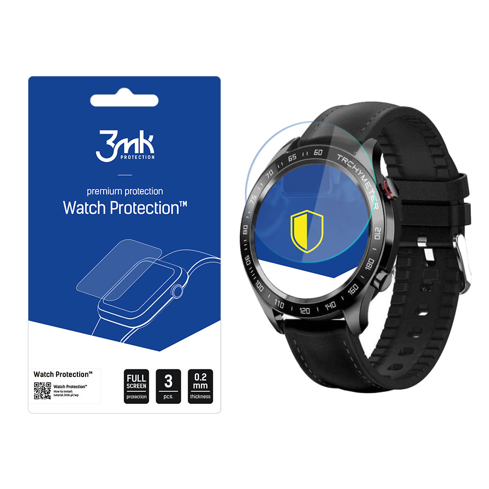 Smartwatch Pacific 21-3 – 3mk Watch Protection FlexibleGlass älykellon näytönsuoja