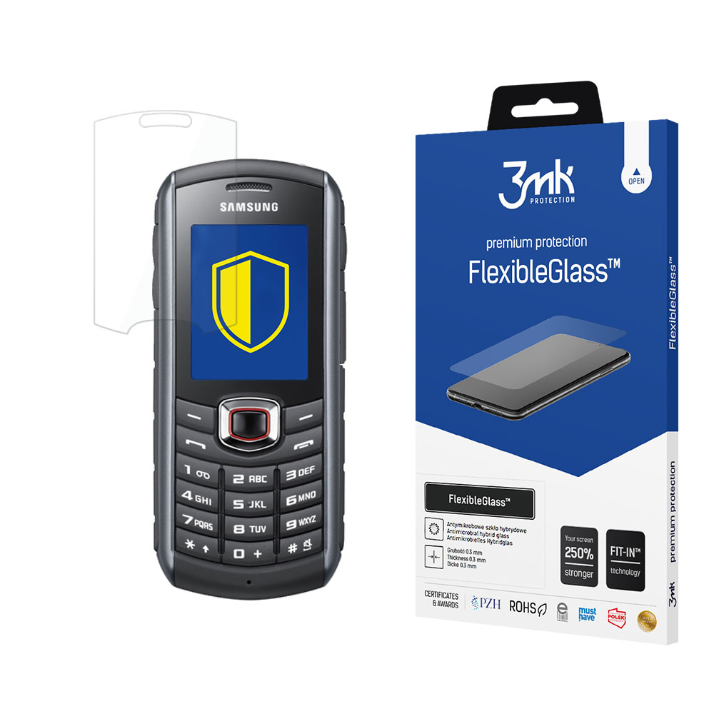 Samsung Xcover B2710 – 3mk FlexibleGlass puhelimen näytönsuoja