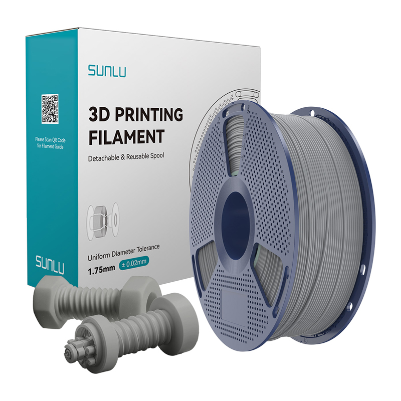 Harmaa Sunlu ABS High-Speed -filamentti 3D-tulostimille