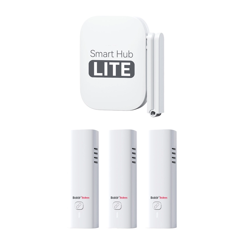 BALDRTHERM HCS802ARF Wi-Fi -lämpö- ja kosteusmittari, anturi ja keskitin