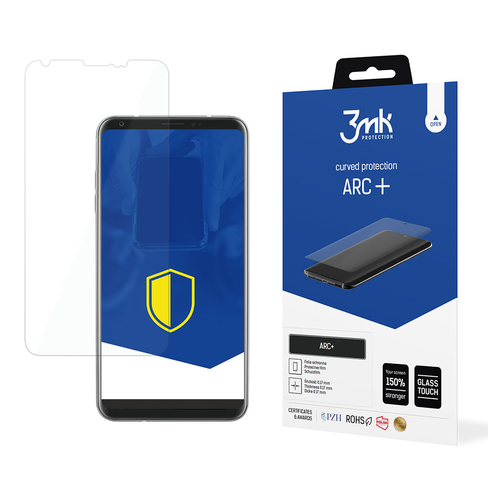 LG V30 – 3mk ARC+ puhelimen näytönsuoja