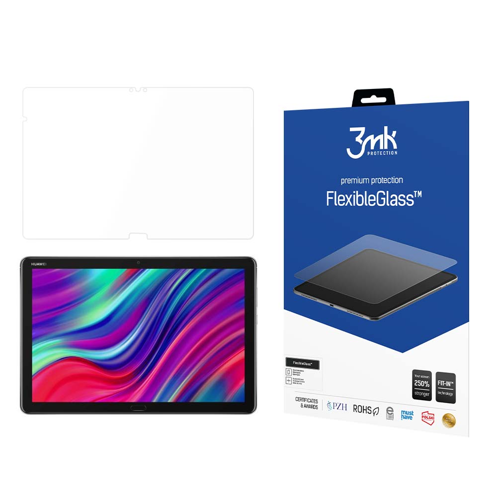 Huawei MediaPad M5 Lite – 3mk FlexibleGlass (enintään 11") tabletin näytönsuoja