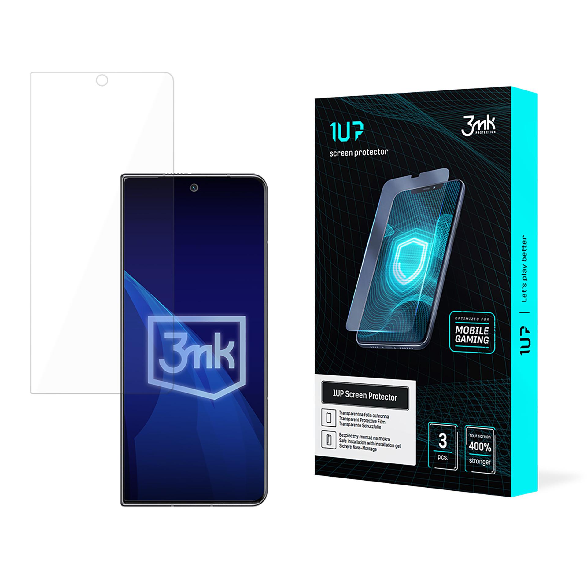 Tecno Phantom V Fold2 (front) – 3mk 1UP puhelimen näytönsuoja