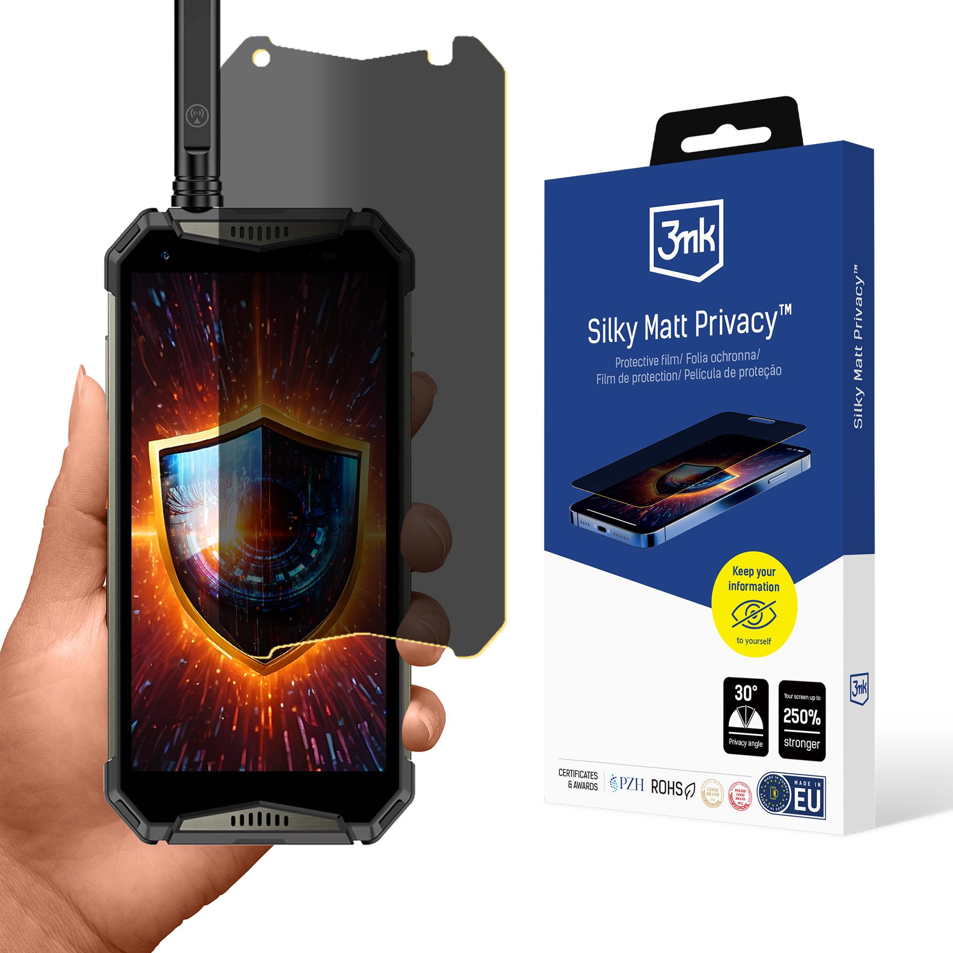 Ulefone Armor 20WT – 3mk Silky Matt Privacy tietosuojakalvo