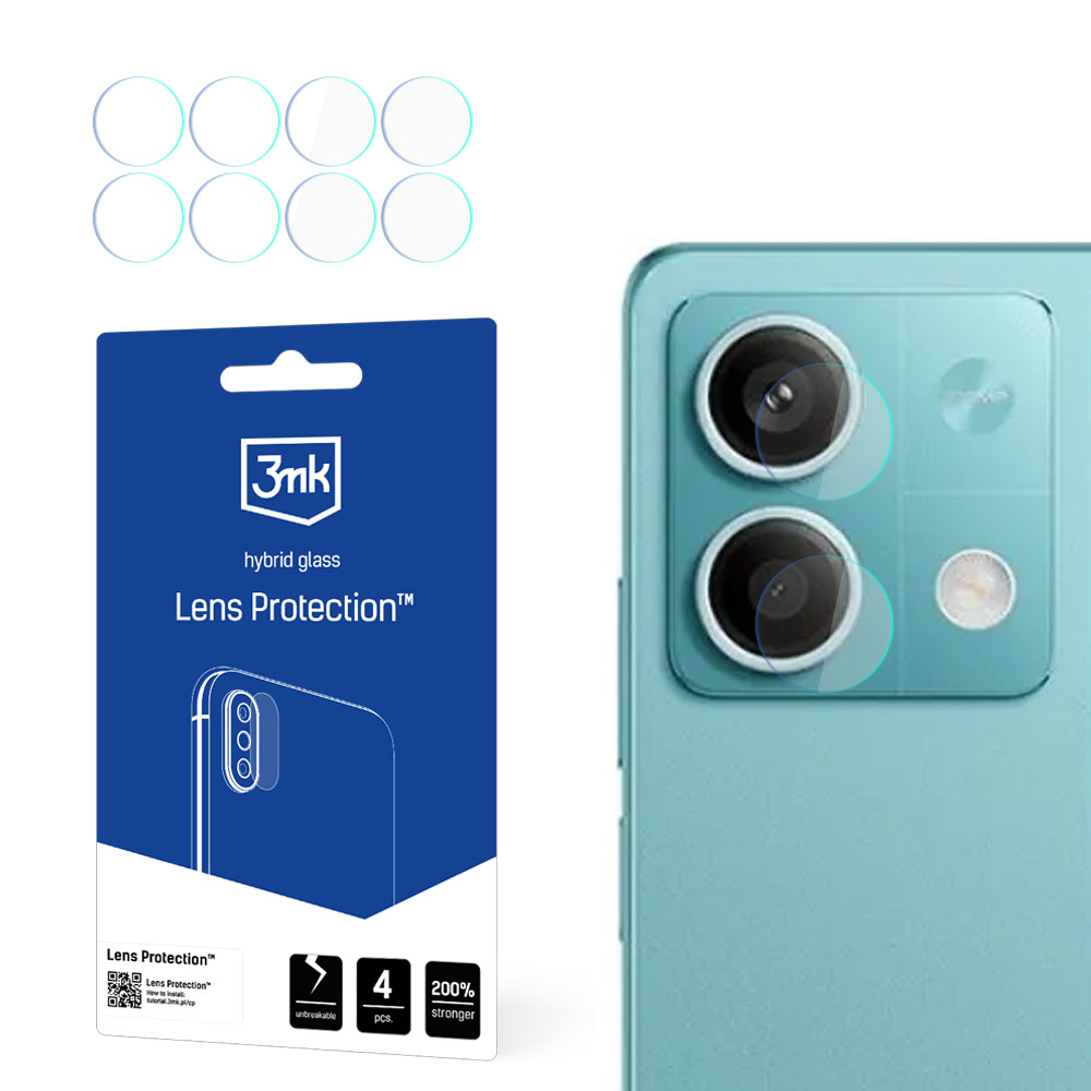 3mk Lens Protection™ hybridinen kameralinssiensuoja Redmi Note 13 5G