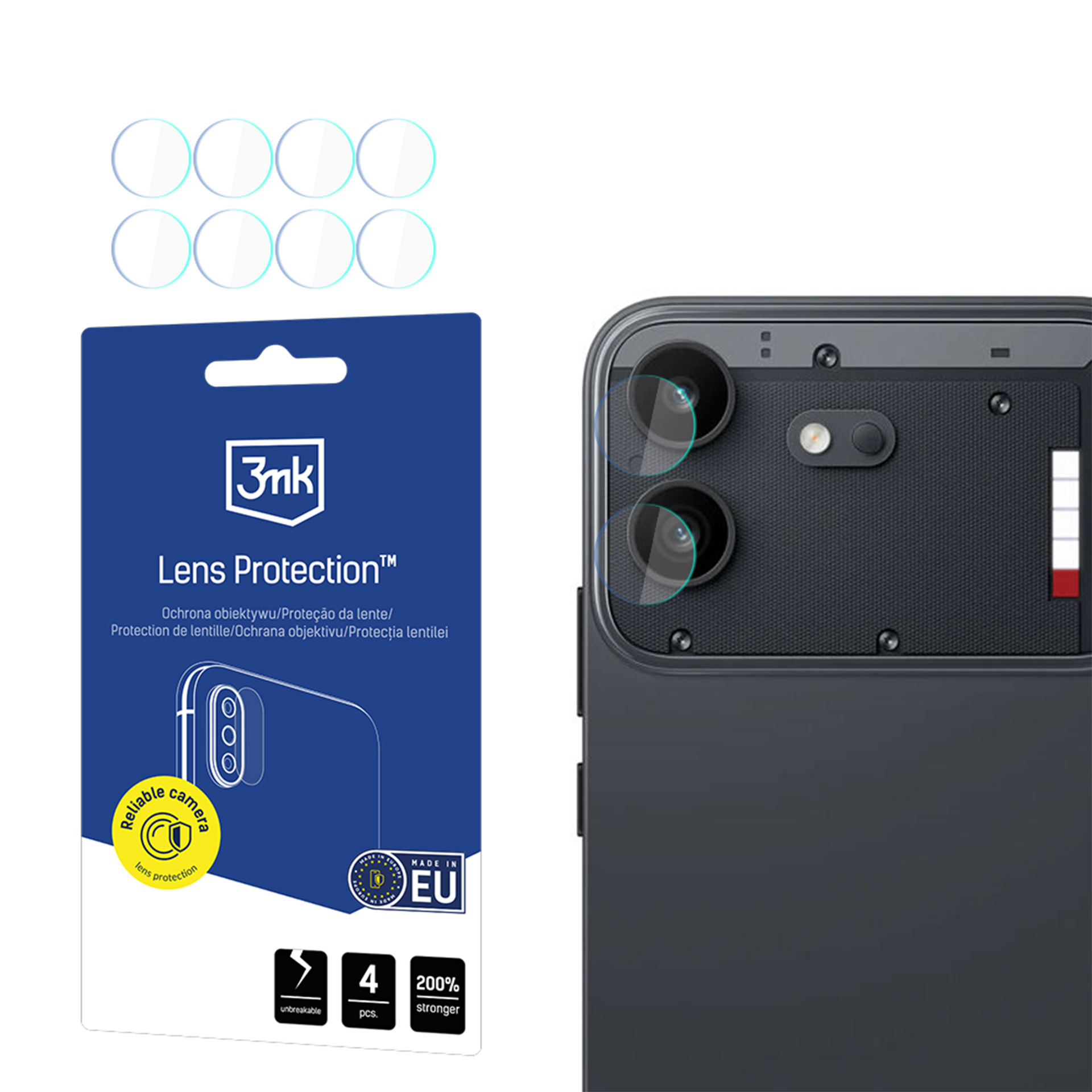 Nothing Phone (4b) – 3mk Lens Protection kameran linssinsuoja