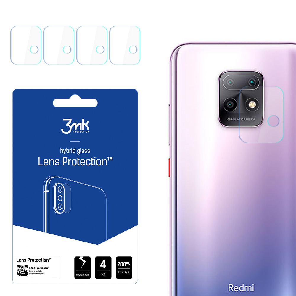Xiaomi Redmi 10X 5G – 3mk Lens Protection kameran linssinsuoja