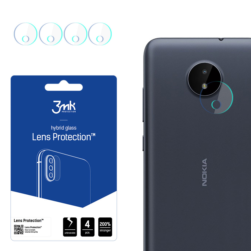 Nokia C20 – 3mk Lens Protection kameran linssinsuoja