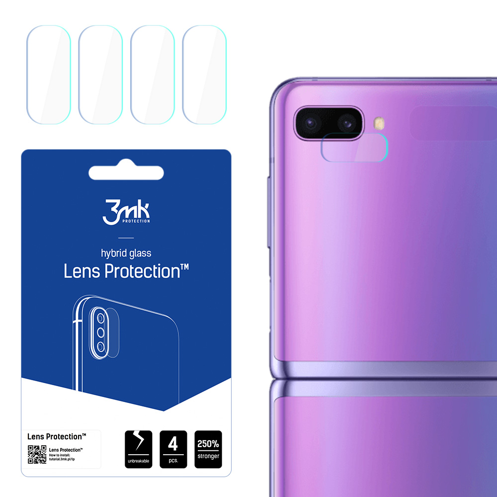 Samsung Galaxy Z Flip 5G – 3mk Lens Protection kameran linssinsuoja