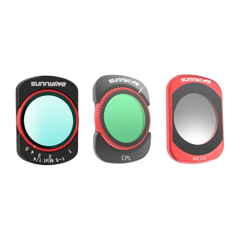 Sunnylife-suodinsarja Osmo Pocket 4- ja Pocket 3 -malleille: VND2-32, CPL, MCUV ja Black Mist 1/4