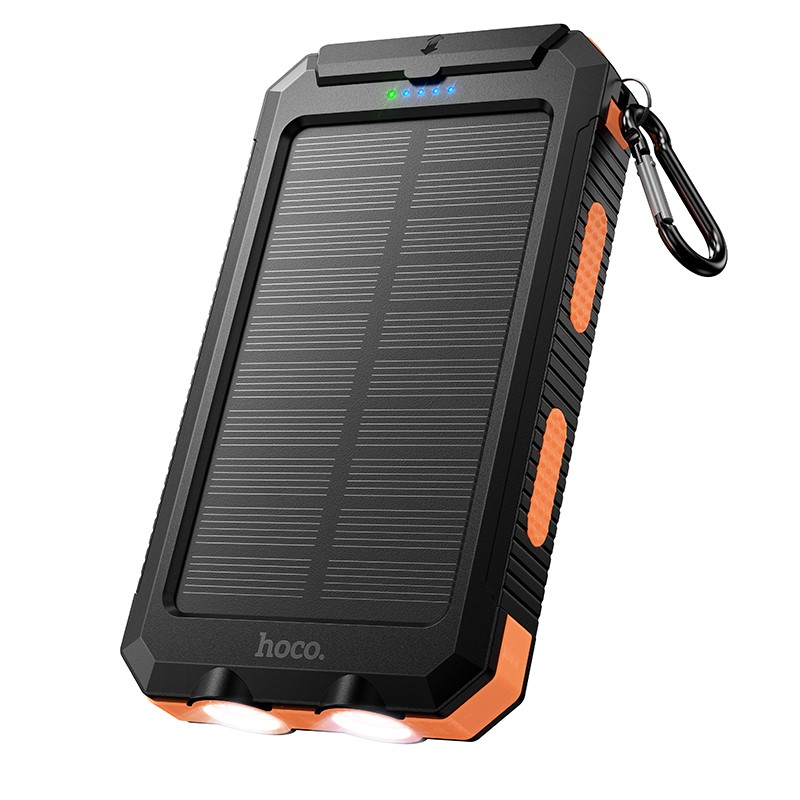 External battery Power Bank Hoco J164 Solar 10W 8000mAh black