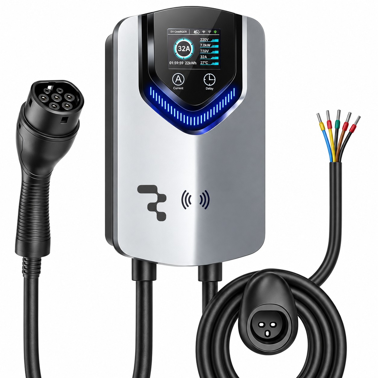 EV charging station Reach CS01-22 Type2 32A 22kW 5.0m
