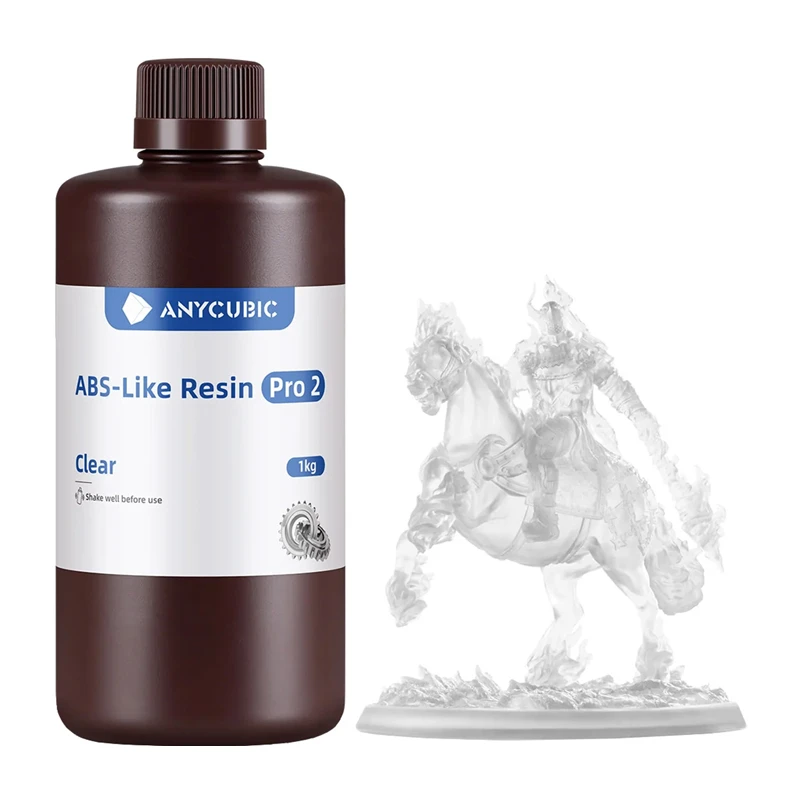 ANYCUBIC ABS-tyyppinen hartsi Pro 2 (väri: läpinäkyvä)