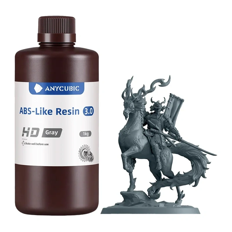 ANYCUBIC ABS-tyyppinen hartsi 3.0 (väri: harmaa)