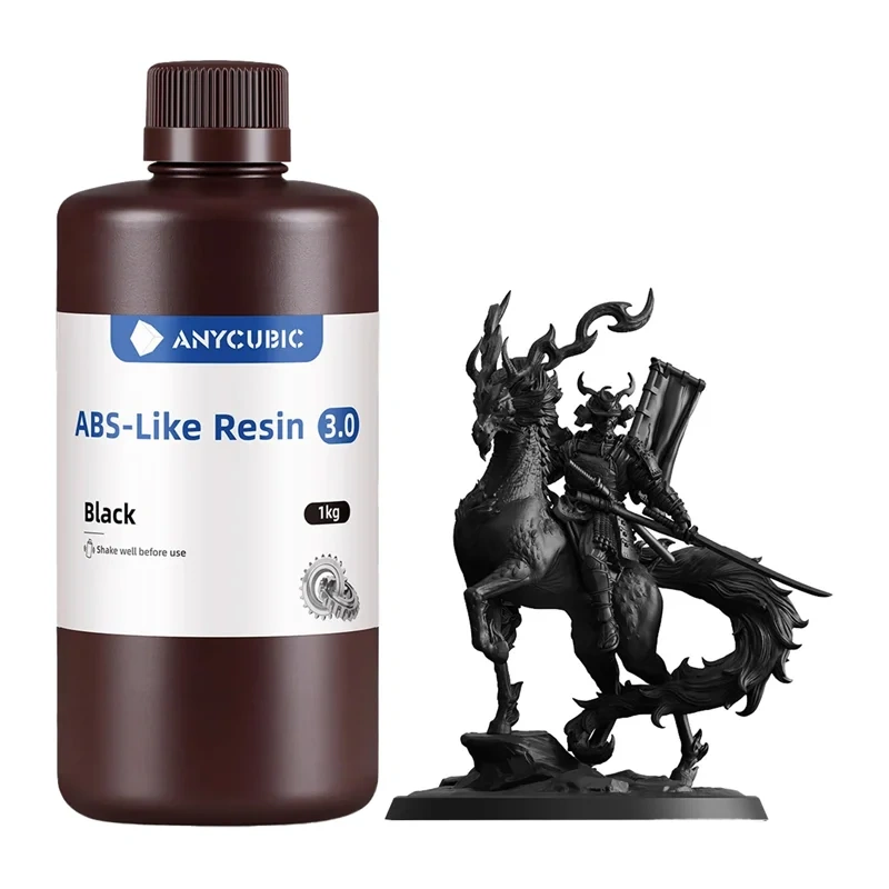 ANYCUBIC ABS-tyyppinen hartsi 3.0 (väri: musta)