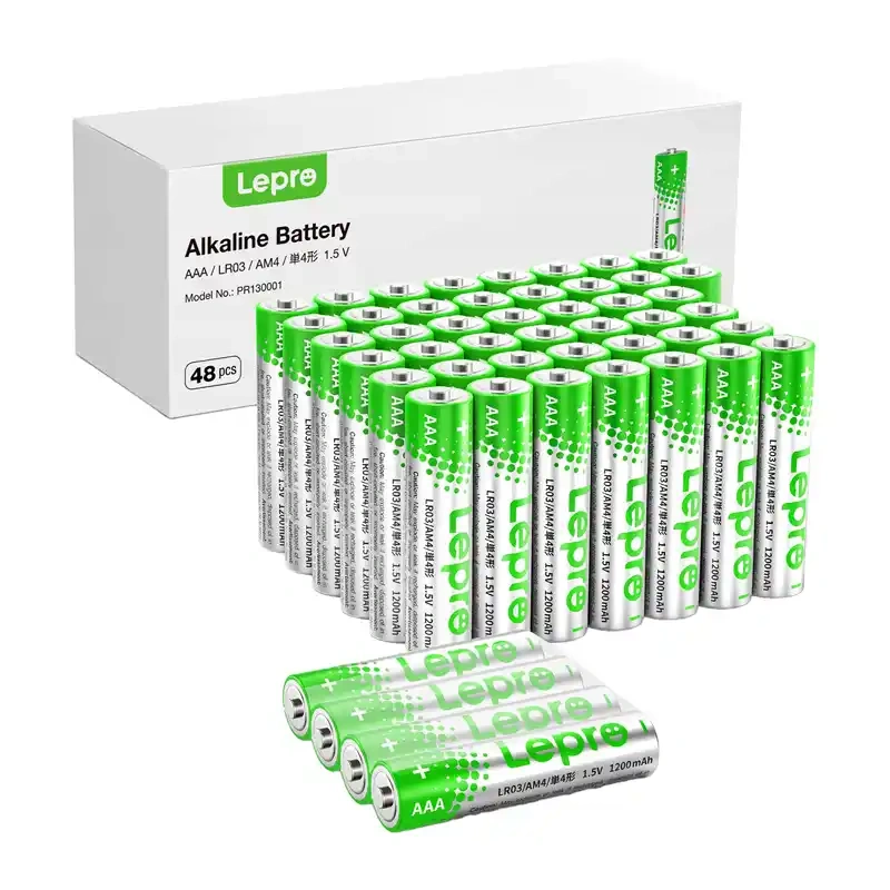 LEPRO 130001-48 AAA R3 alkaliparistot, 48 kpl pakkaus