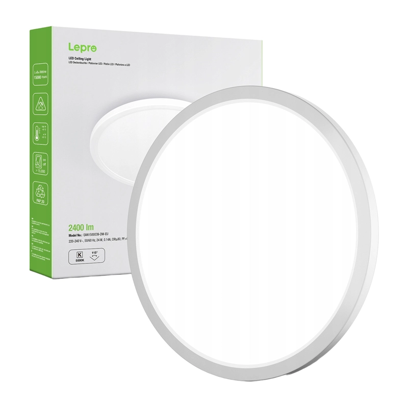 LEPRO 1500039-DW-EU 24W 2400lm kattovalaisin