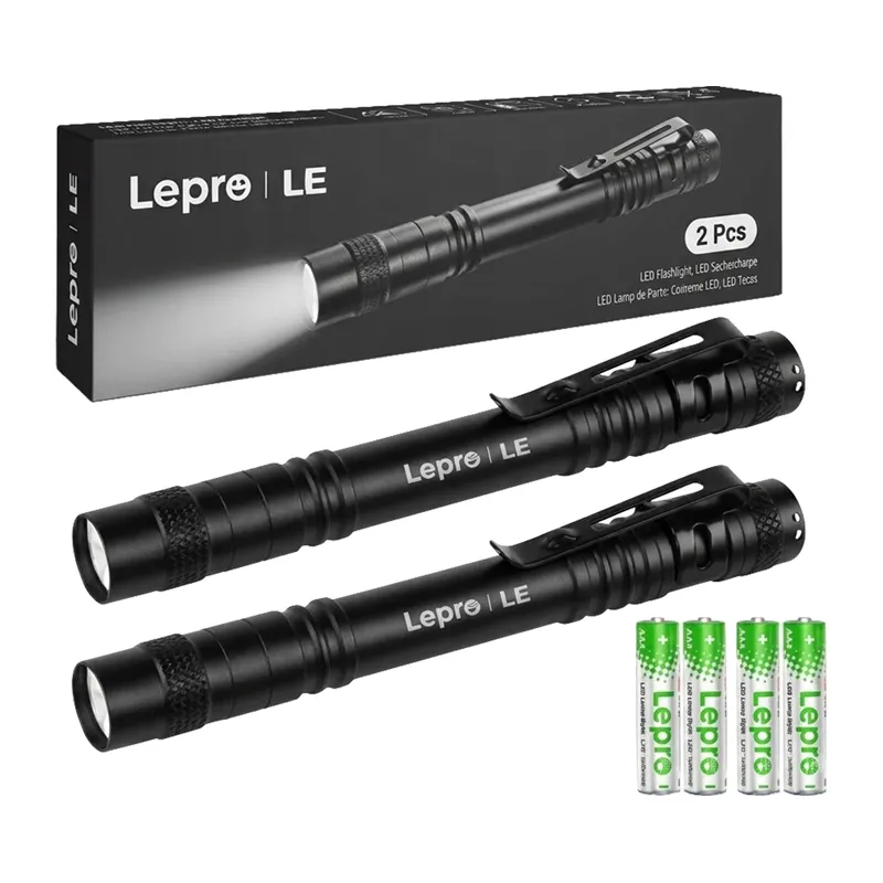 LEPRO 120023-2 taskulamppu, 2 kpl pakkaus