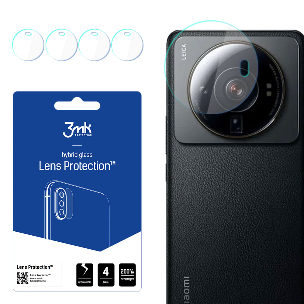 Xiaomi 12S Ultra – 3mk Lens Protection kameran linssinsuoja