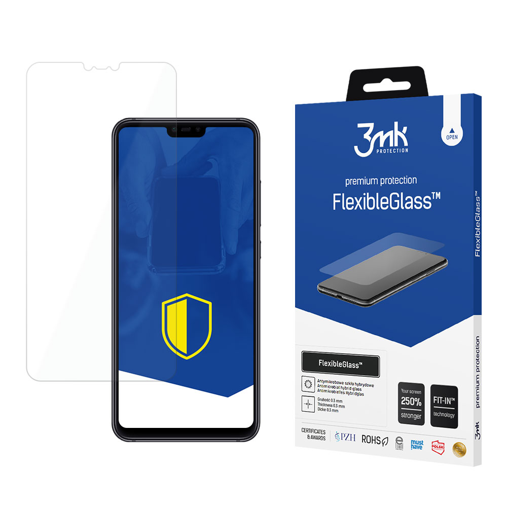 Xiaomi Mi8 Lite Global – 3mk FlexibleGlass puhelimen näytönsuoja