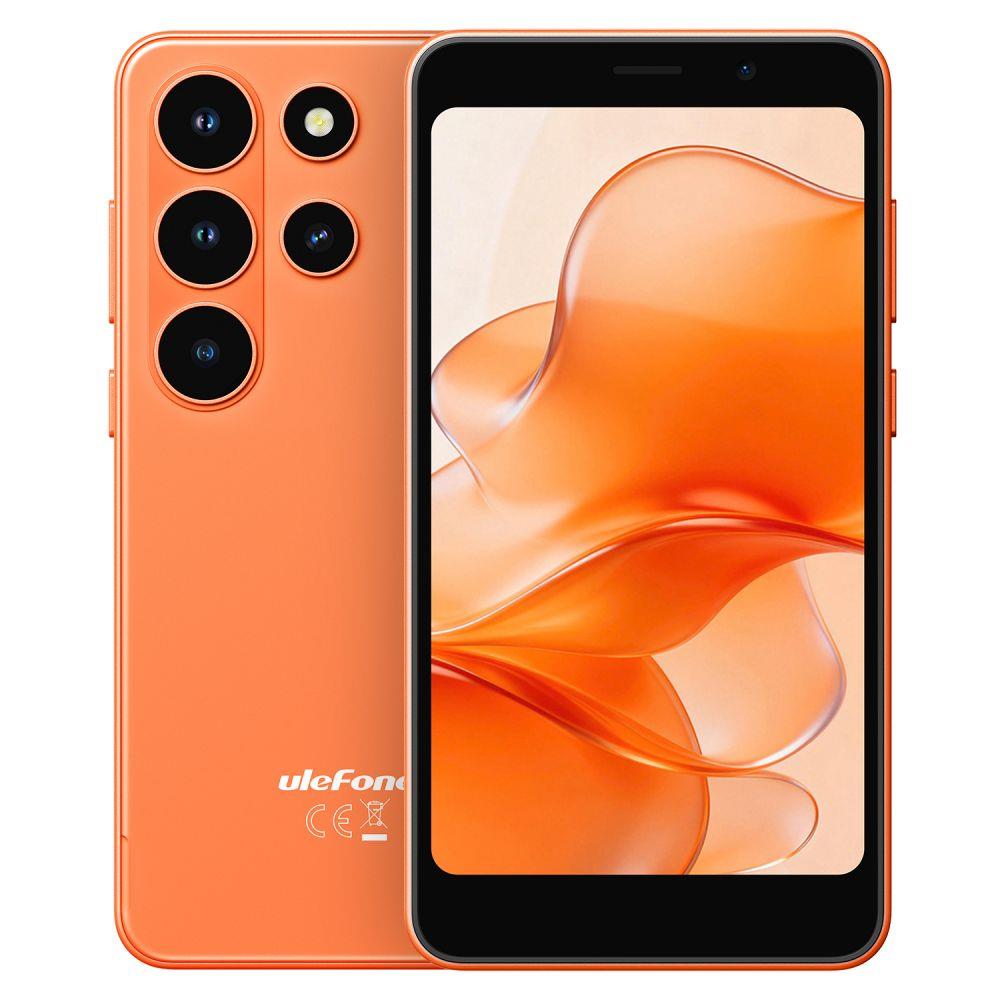 Ulefone Note 22 -matkapuhelin, 3 / 32 GB, kosmisen oranssi