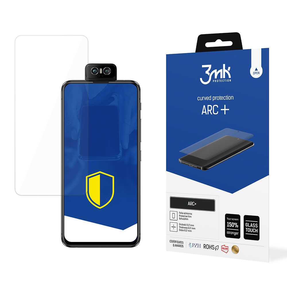 Asus ZenFone 6 2019 – 3mk ARC+ puhelimen näytönsuoja