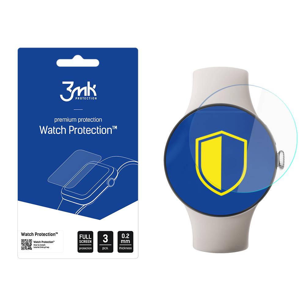 Google Pixel Watch 3 – 3mk Watch Protection ARC älykellon näytönsuoja