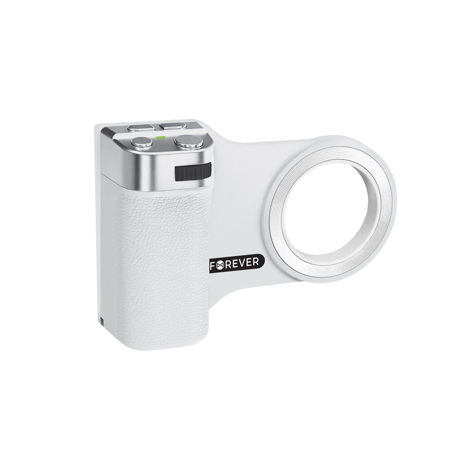 Forever PHSS-100 Bluetooth-puhelinpidike/selfiekeppi MagSafelle, valkoinen