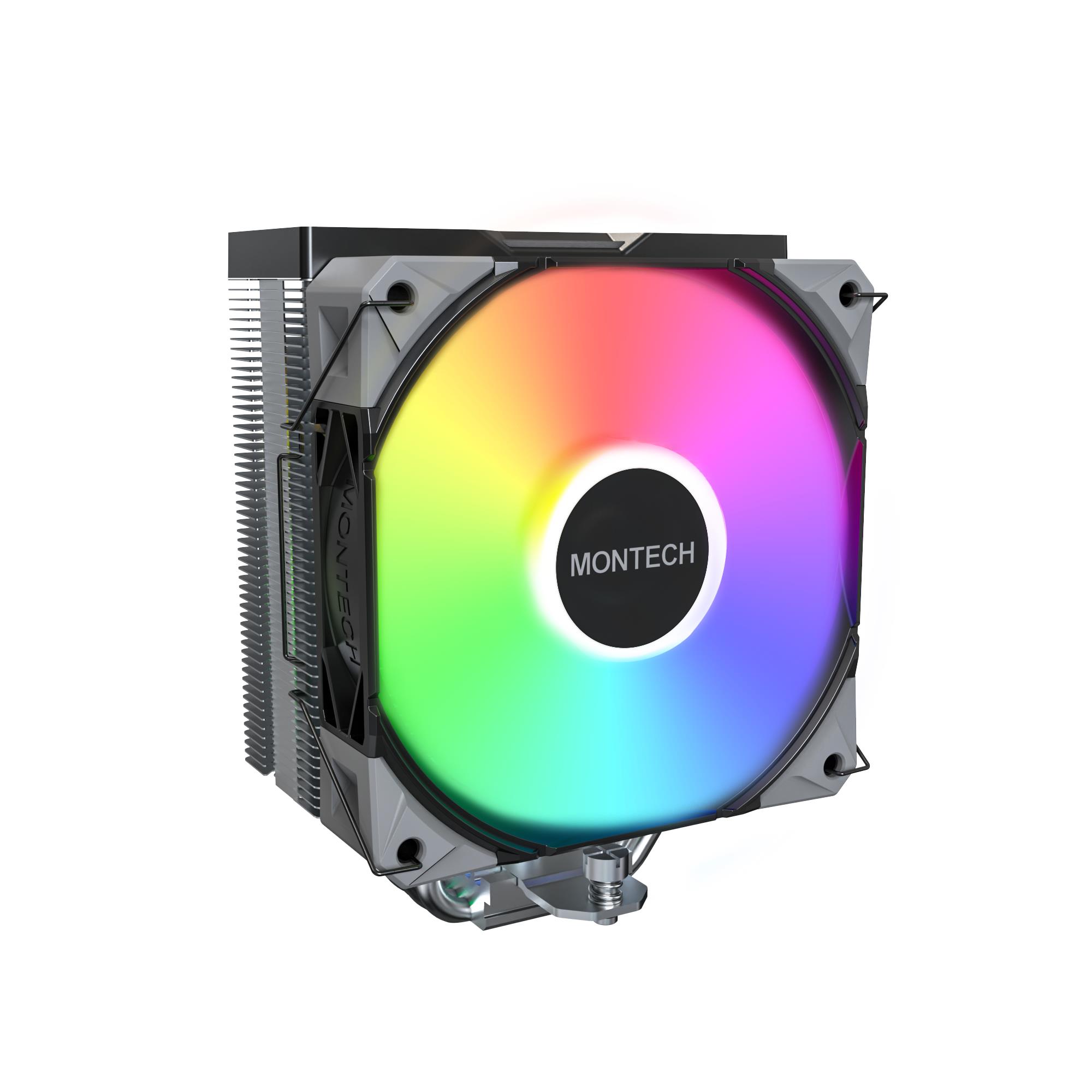 Montech NX400 ARGB (B) yleismallinen prosessorijäähdytin, musta