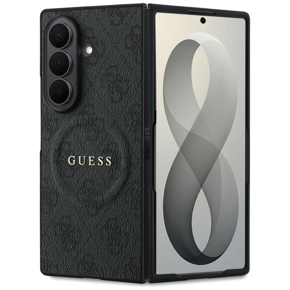 Musta Guess 4G Classic MagSafe -suojakuori Samsung Galaxy Z Fold8 Ultra -puhelimelle