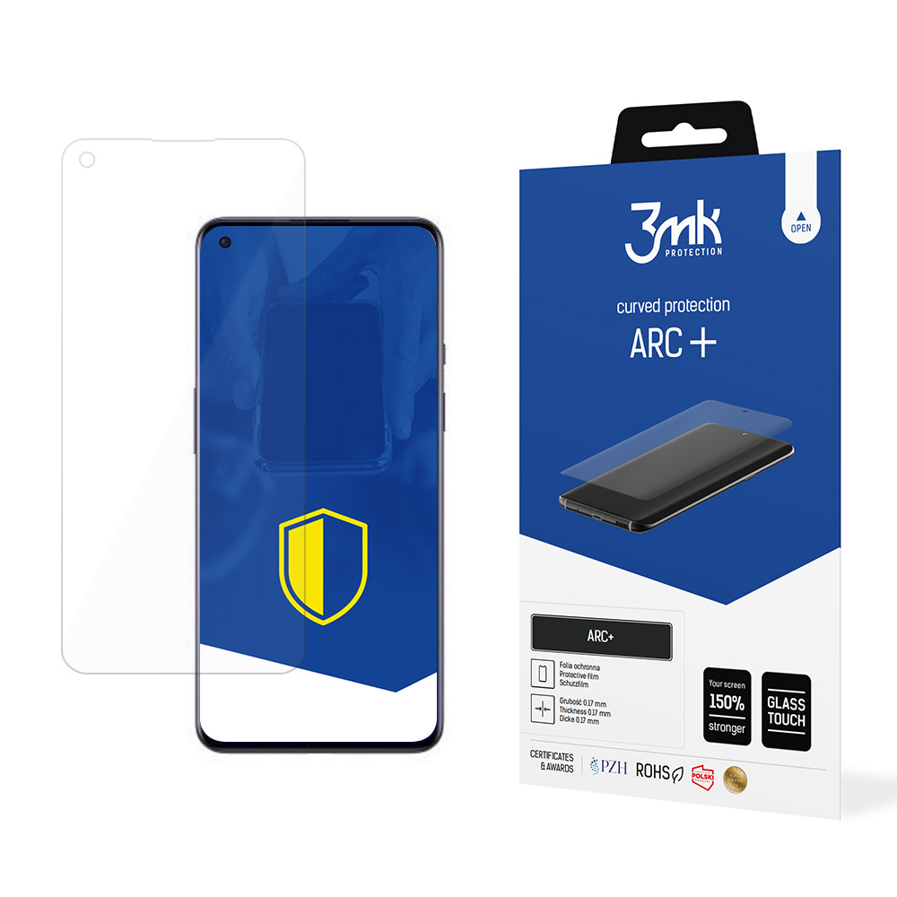 OnePlus 9R 5G – 3mk ARC+ puhelimen näytönsuoja