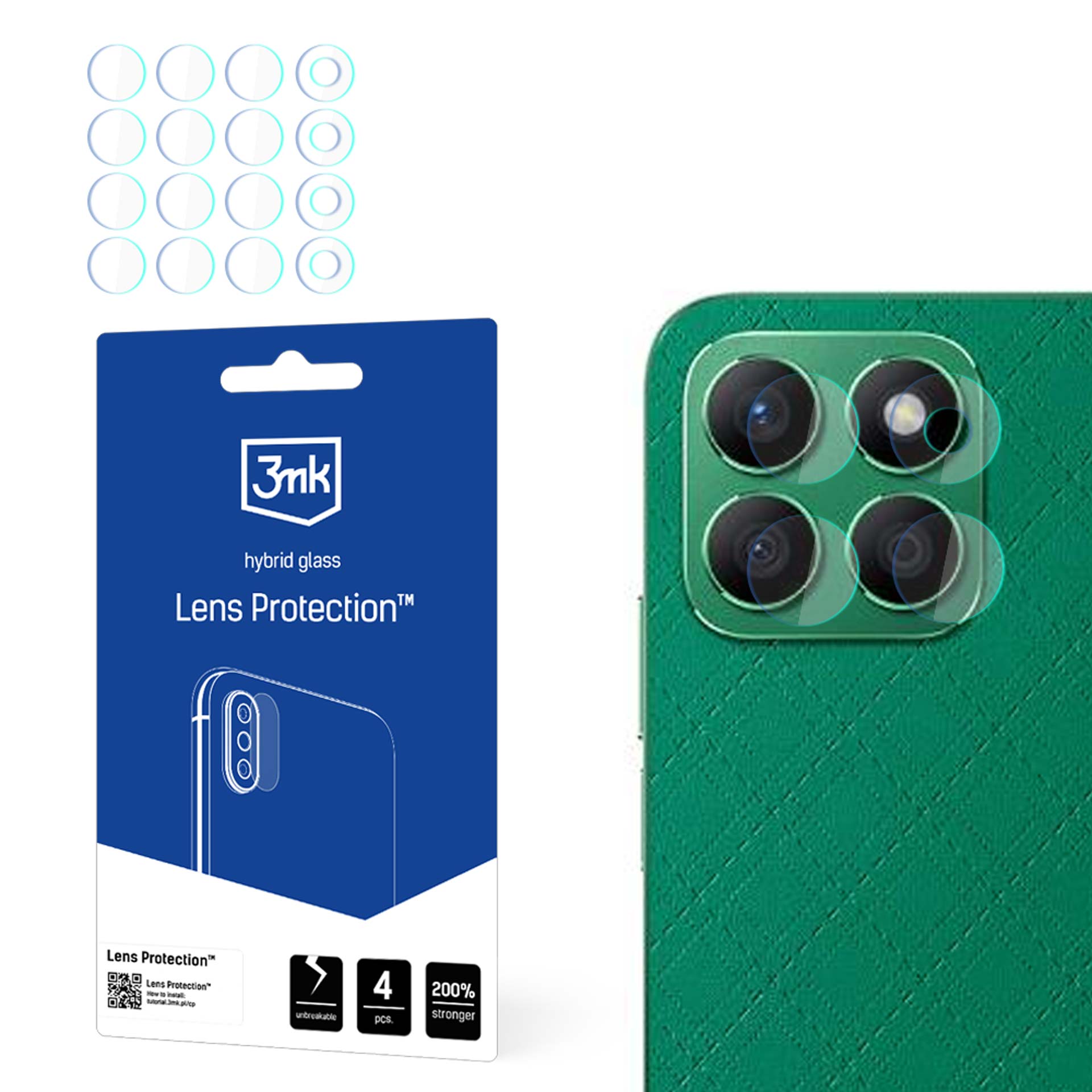 3mk Lens Protection hybridilasi kameralle Honor X8B