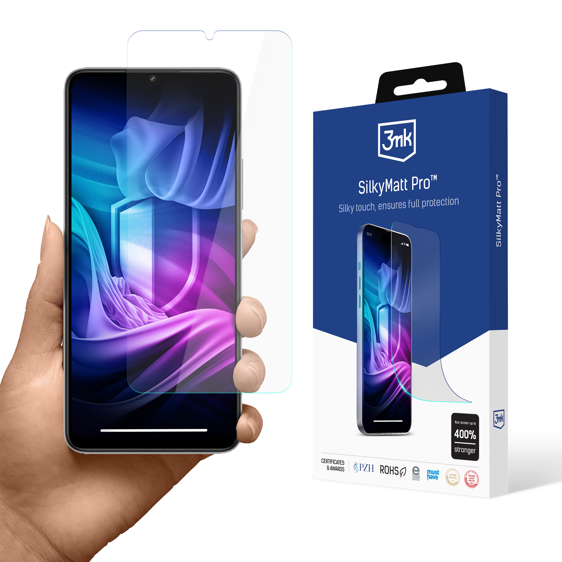 Redmi 13C 5G – 3mk Silky Matt Pro puhelimen näytönsuoja