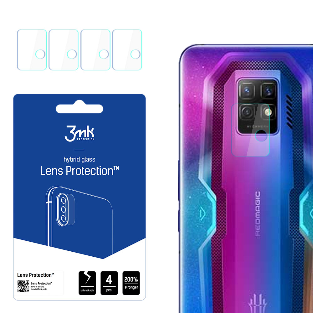 ZTE Nubia Red Magic 7 Pro – 3mk Lens Protection kameran linssinsuoja