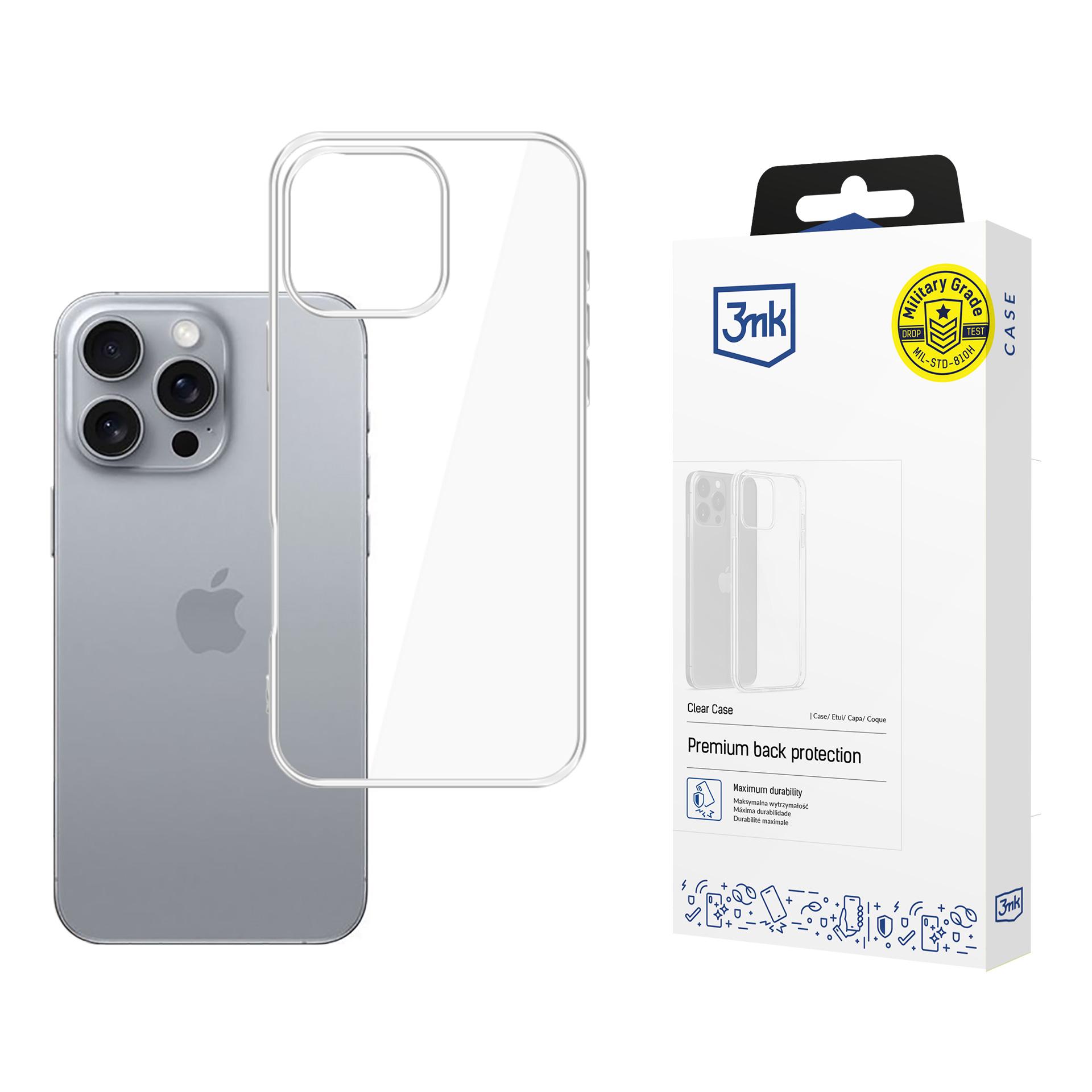 3mk Clear Case 1,2mm Apple iPhone 16 Pro Max:lle