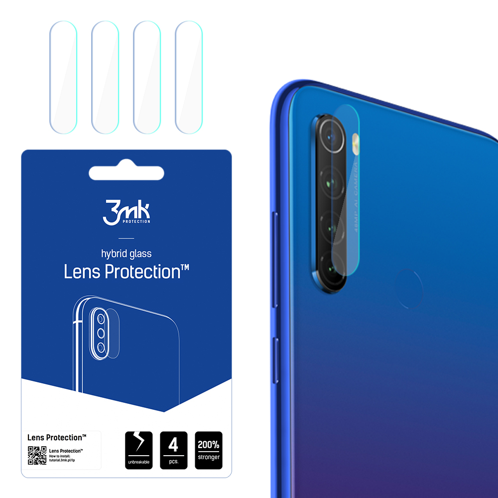 Xiaomi Redmi Note 8T – 3mk Lens Protection kameran linssinsuoja