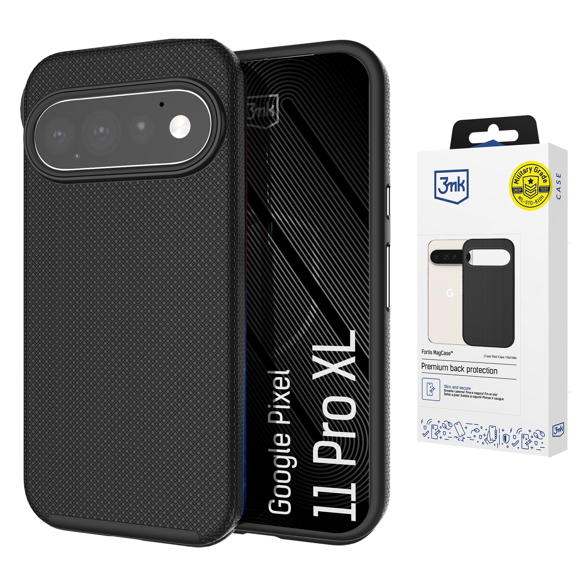 Google Pixel 11 Pro XL – 3mk Fortis MagCase puhelimen suojakuori
