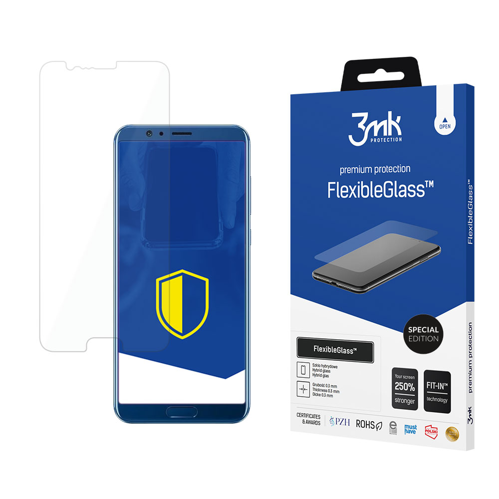 Honor View 10 – 3mk FlexibleGlass Special Edition puhelimen näytönsuoja