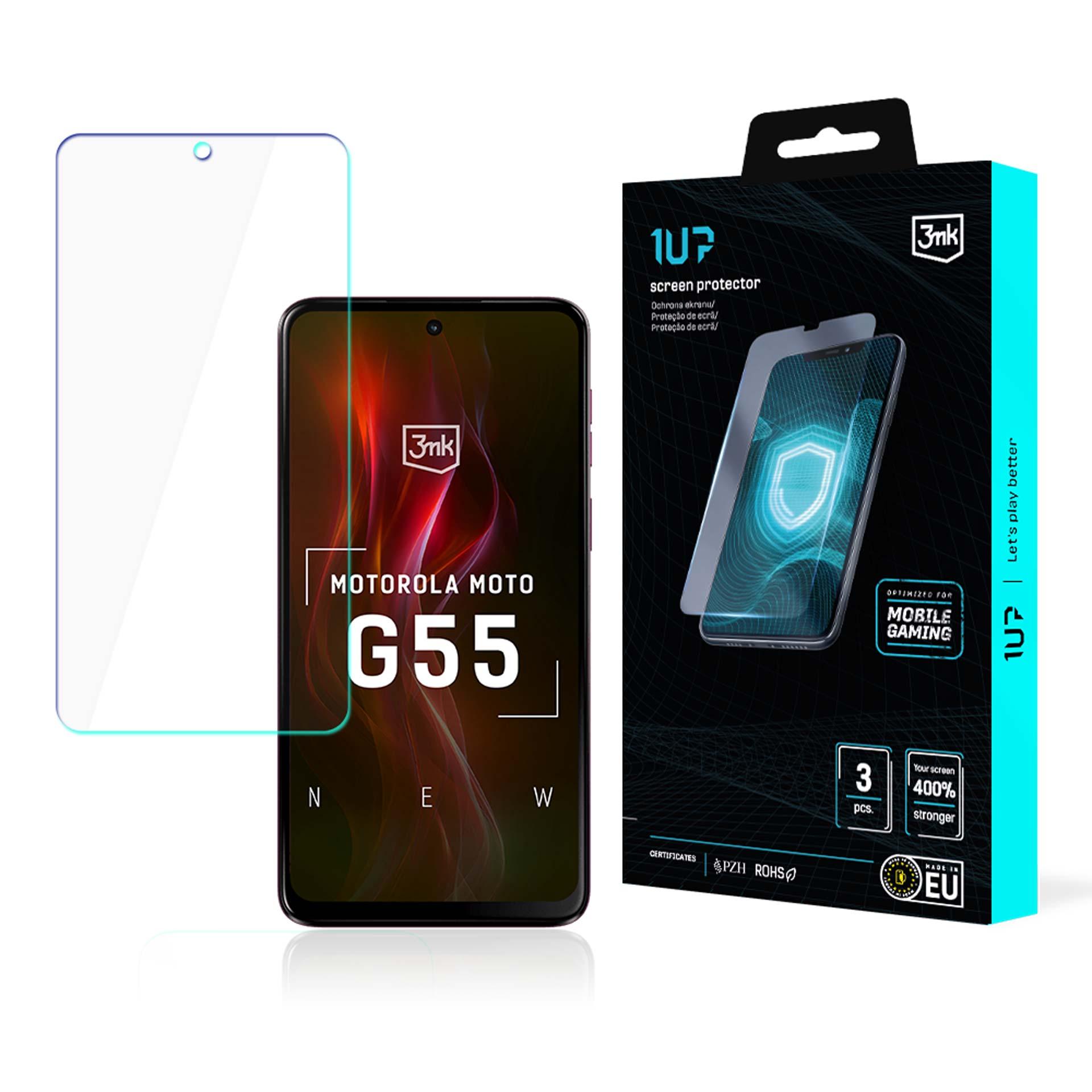 Motorola Moto G55 5G – 3mk 1UP puhelimen näytönsuoja