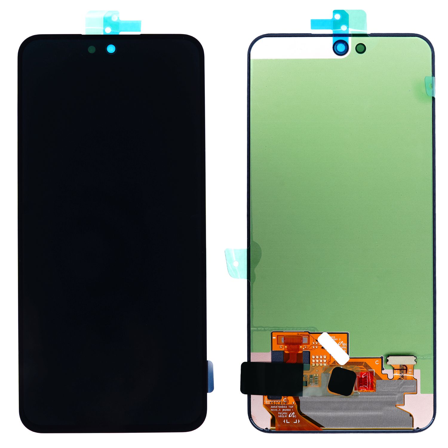 Alkuperäinen LCD-näyttö ja kosketuspaneeli Samsung A56 A566 -mallille