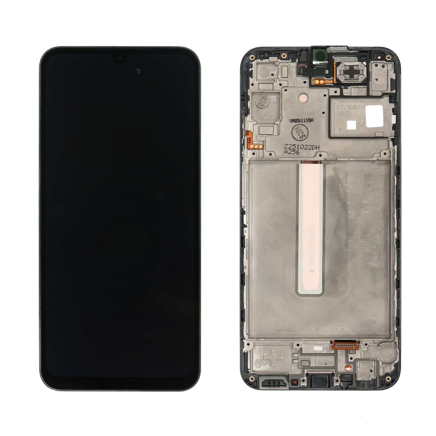 Alkuperäinen LCD-näyttö ja kosketuspaneeli Samsung A25 5G A256 -mallille