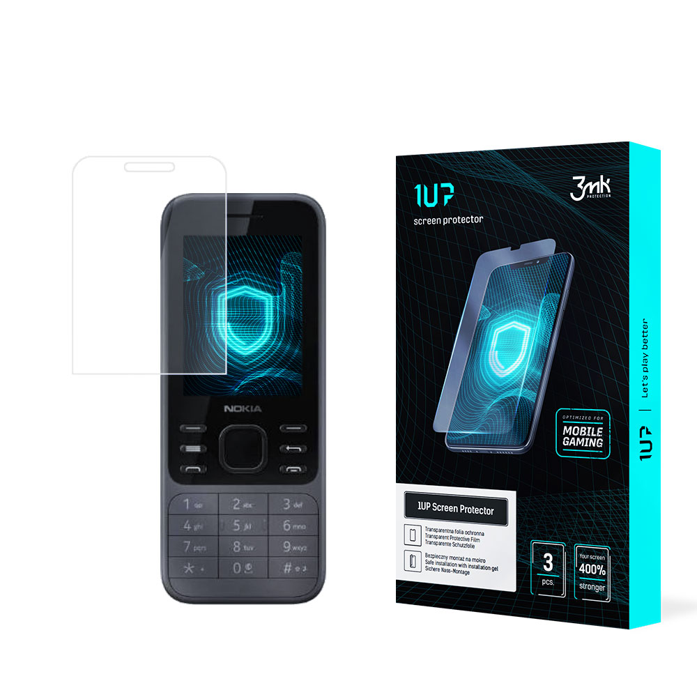 Nokia 6300 4G – 3mk 1UP puhelimen näytönsuoja