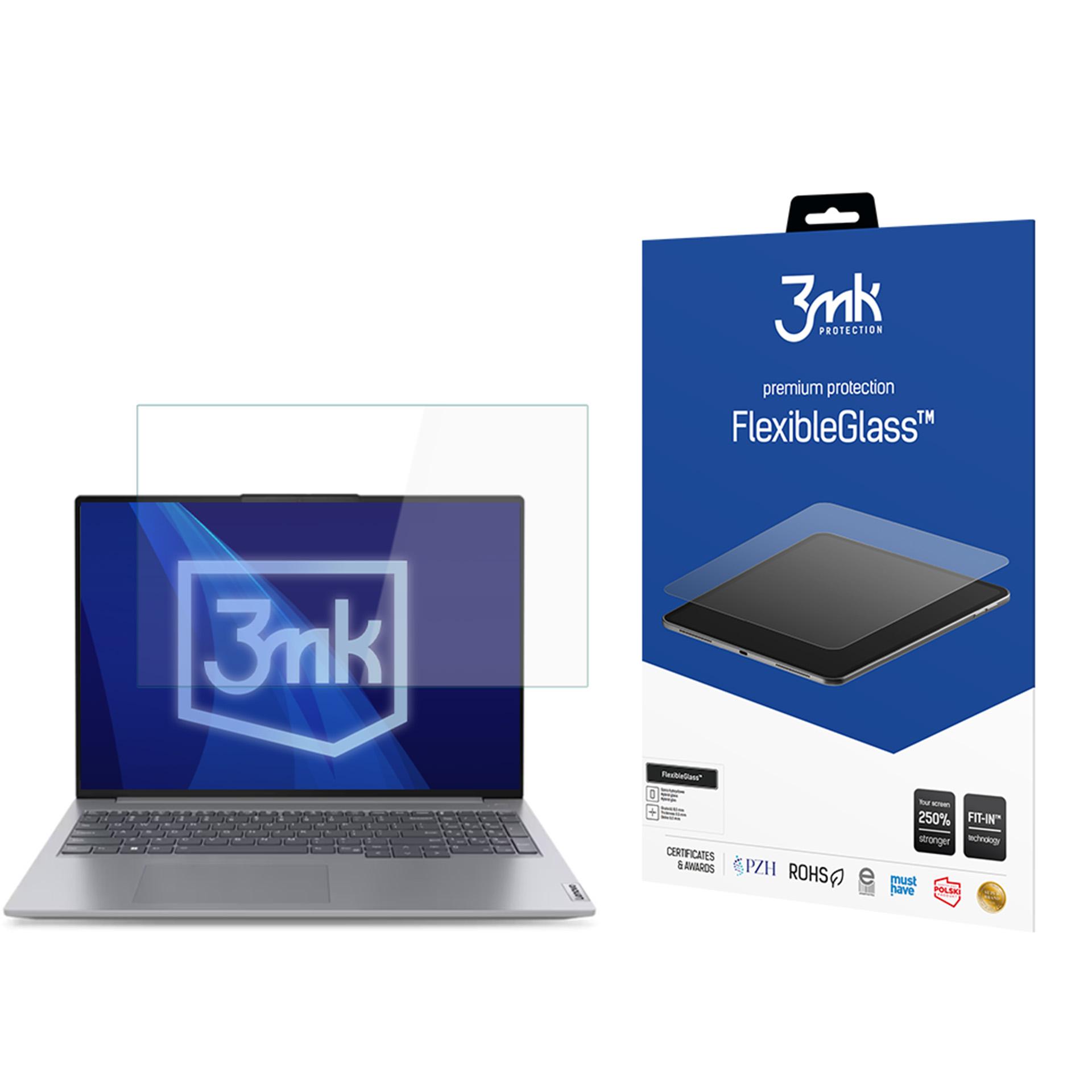 Lenovo ThinkBook 16 G6 – 3mk FlexibleGlass (enintään 17") tietokoneen näytönsuoja